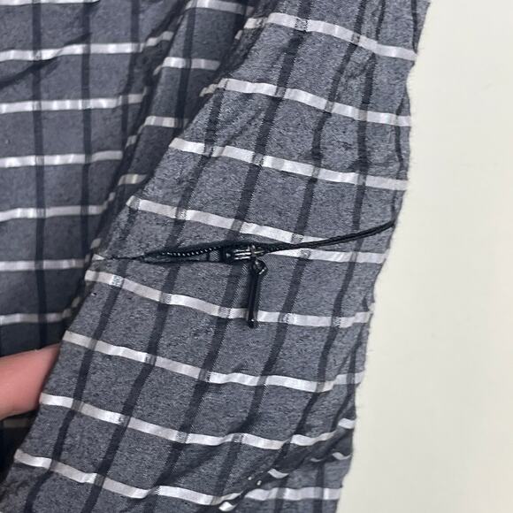 KIKO KOSTADINOV Grey White Check Cargo Pants In Lead Black Sz L - Picture 11 of 11